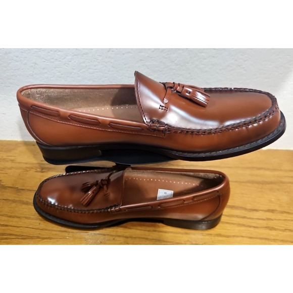 G.H. Bass Weejuns Lexington Loafers Men’s 12D Tassel Leather NEAR MINT - Picture 2 of 7